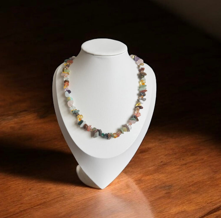 Collier pierres naturelles fait main