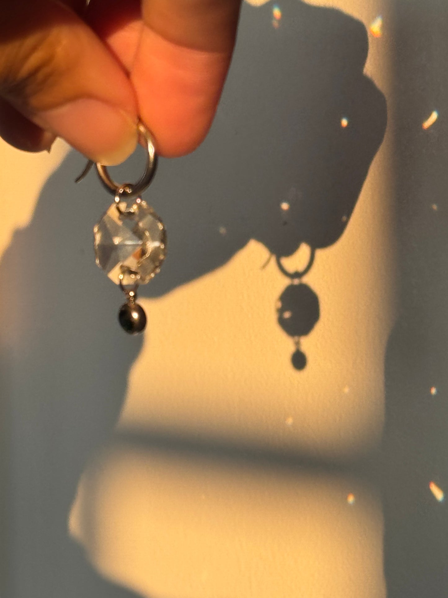 BO en cristal de verre facettées ✨