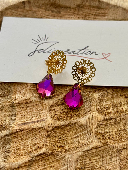 Boucle d’oreille artisanale