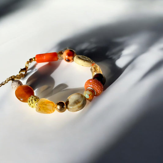 Bracelet Choker SOLI Orange