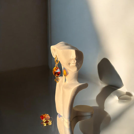 BO en cristal de verre facettées ✨