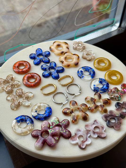 Pampilles mini Flowers incrusté