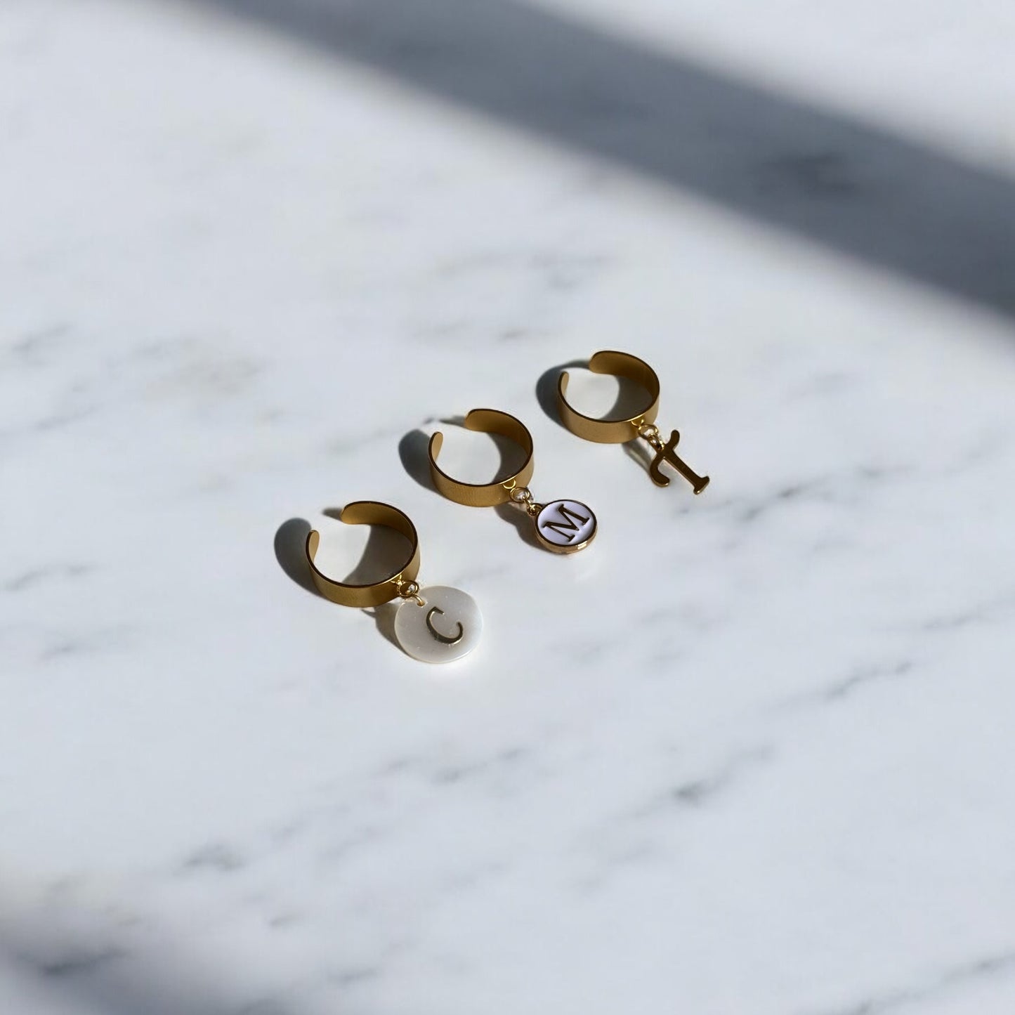 Bague personnalisée initiale