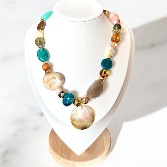 Collier Choker SOLI édition limitée nacre véritable