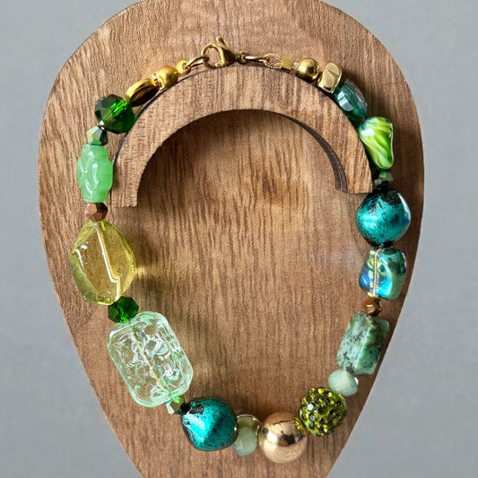 Bracelet Choker SOLI Luxury vert Émeraude