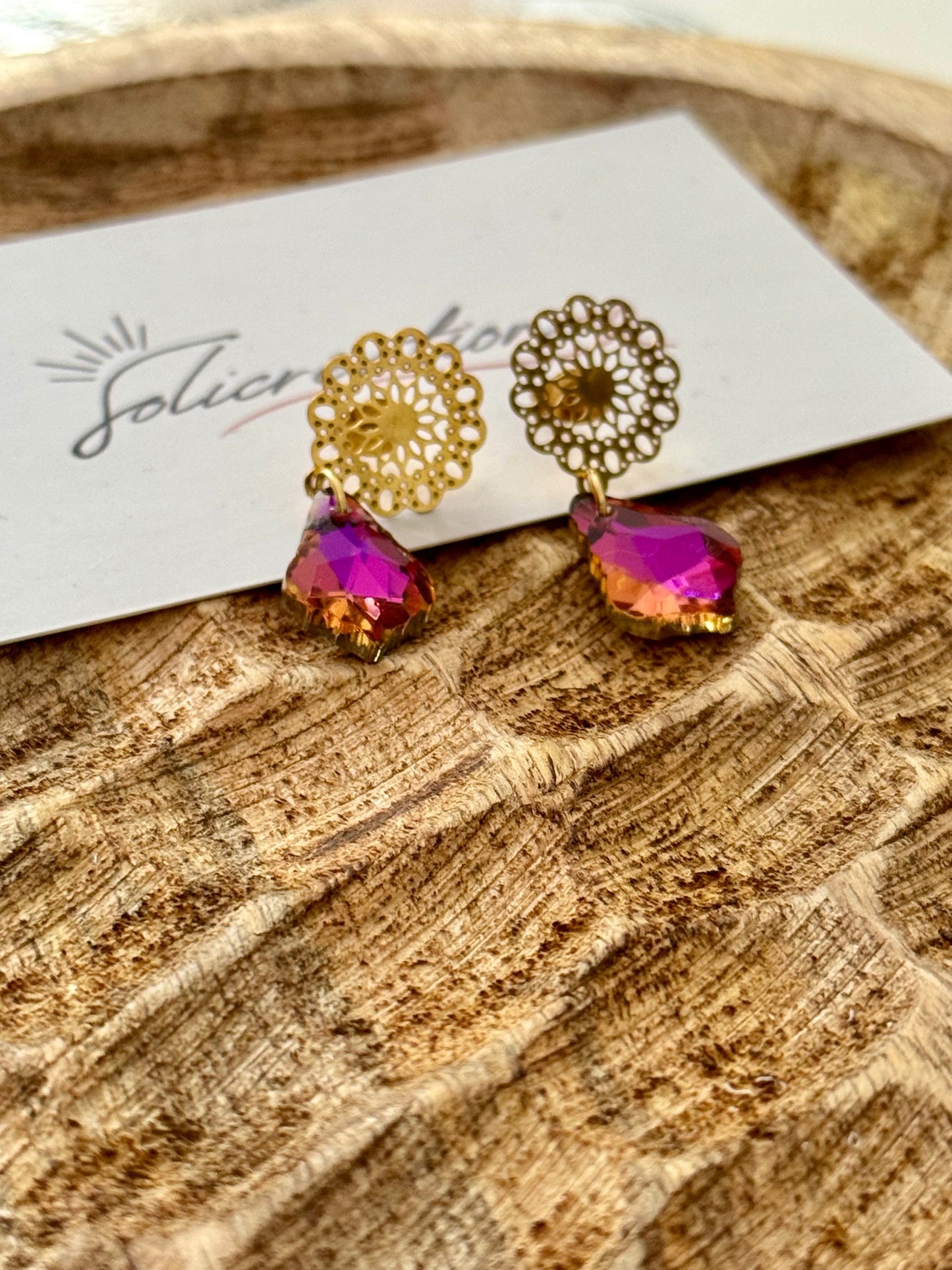 Boucle d’oreille artisanale