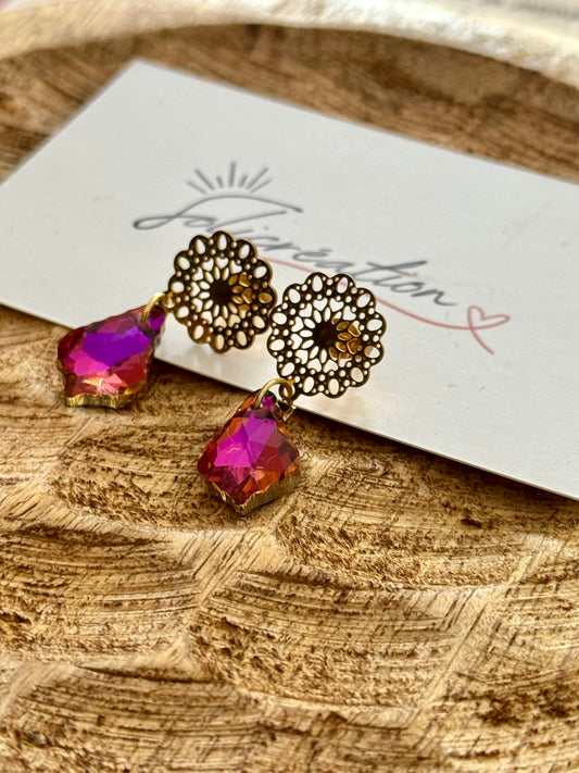 Boucle d’oreille artisanale