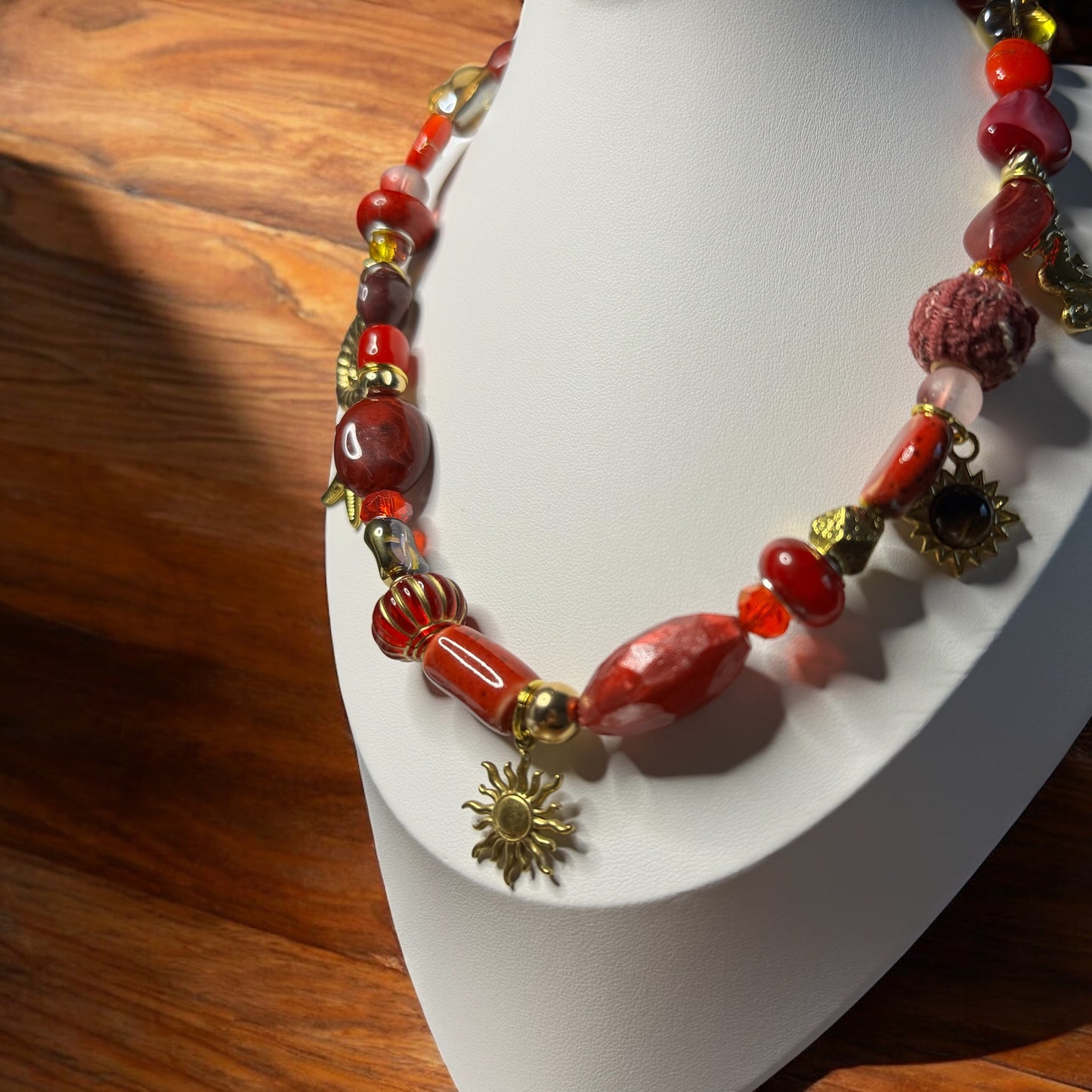 Choker SOLI or rouge