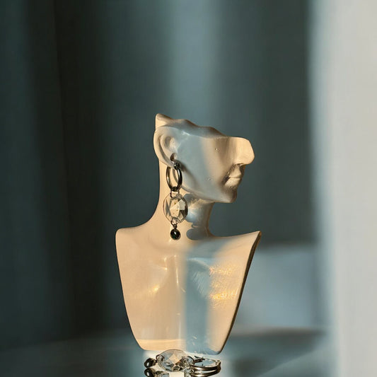 BO en cristal de verre facettées ✨