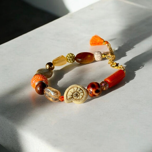 Bracelet Choker SOLI Orange