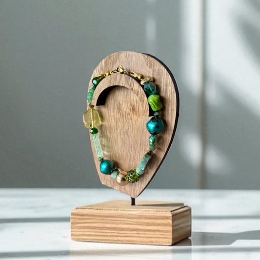 Bracelet Choker SOLI Luxury vert Émeraude