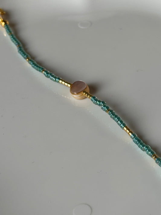 Bracelet fin nacré fait main