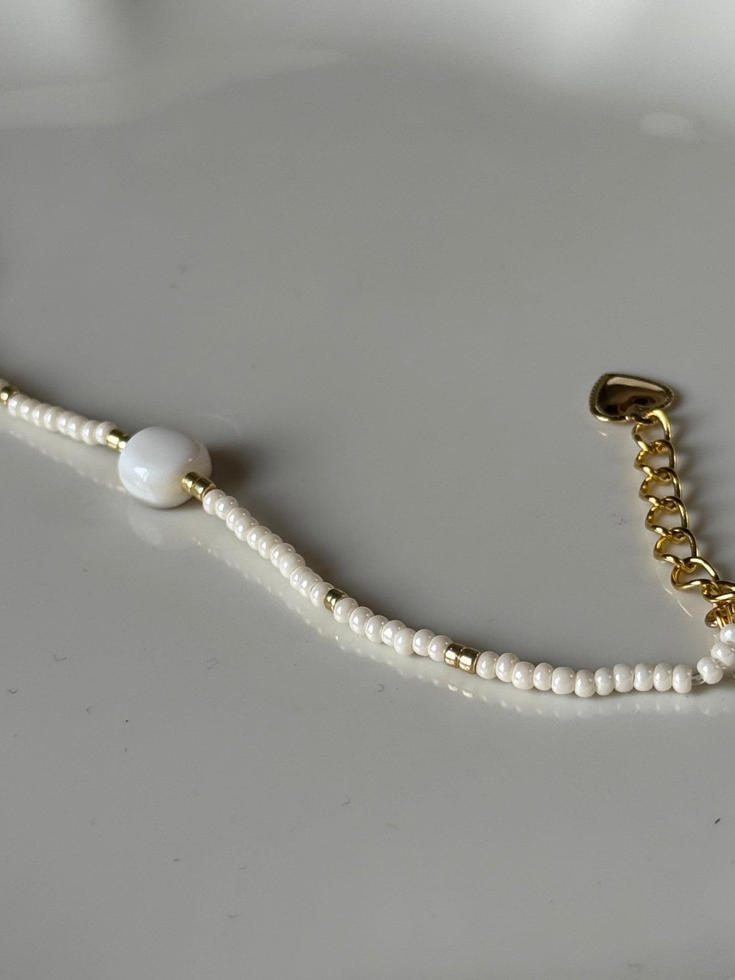 Bracelet fin nacré fait main