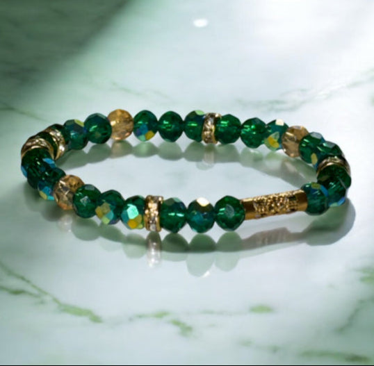 Bracelet Émeraude Éternelle